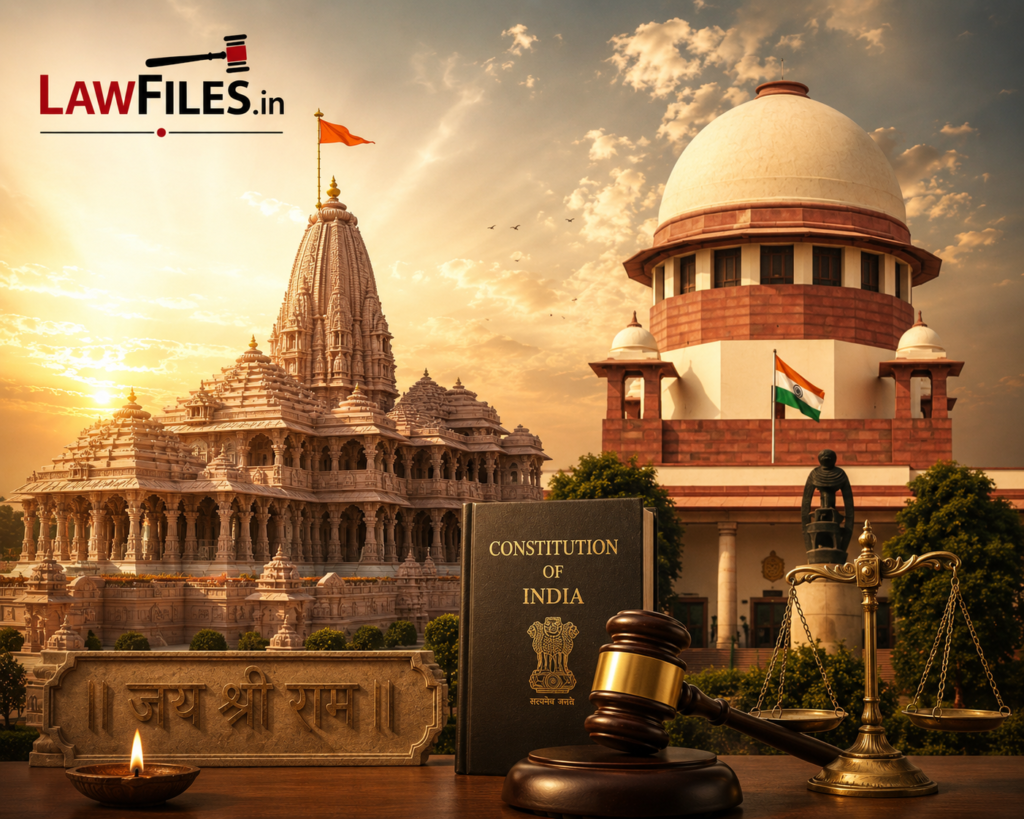 Supreme Court Hears Pleas Seeking Court-Monitored CBI Probe into Ayodhya Ram Mandir Donation Allegations: Judicial Oversight, Public Trust and Institutional Accountability at the Centre of Constitutional Debate