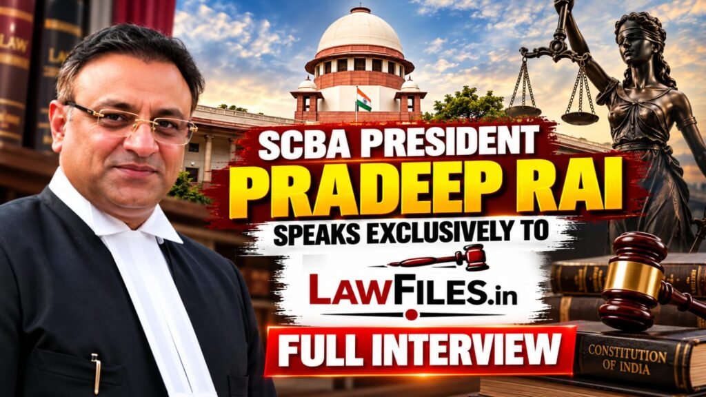 SCBA President Pradeep Rai Speaks Exclusively to LawFiles | Full Interview